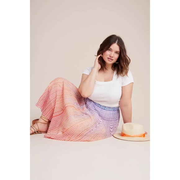 Anthropologie Geisha Designs Dawn Maxi Skirt